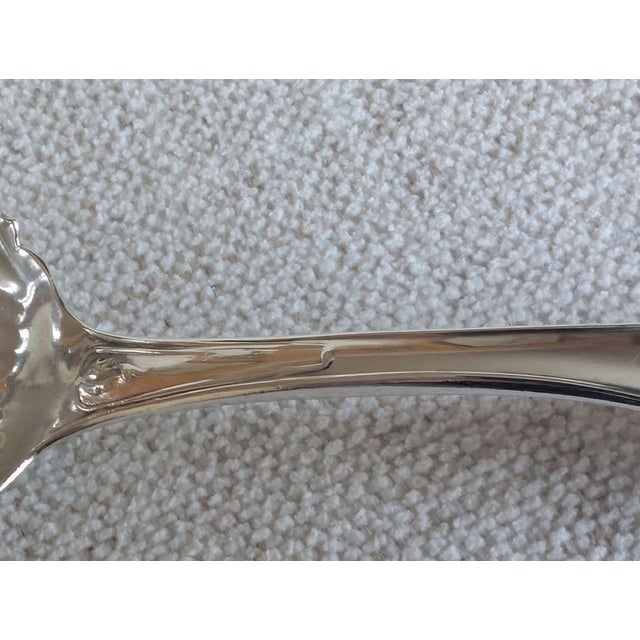 Mid 19th Century Mid 19th Century Bigelow "Olive" Sterling Silver Sauce Cream Ladle For Sale - Image 5 of 12