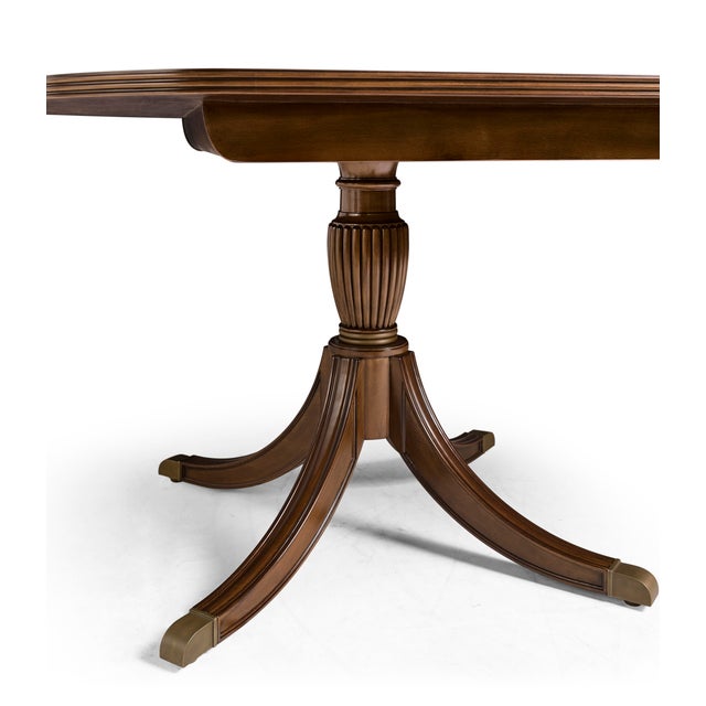 2020s Traditional 12 Foot Double Pedestal Mahogany Dining Table for Seating 14 People For Sale - Image 5 of 10