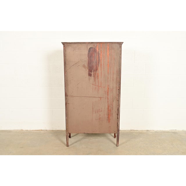 Antique Victorian Carved Mahogany Bookcase or Bar Cabinet, Circa 1890s For Sale - Image 15 of 16