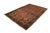 Traditional Vintage Hand Woven Geometric Floral Medallion Red & Blue Area Rug Mat 4 X 6' For Sale - Image 3 of 13