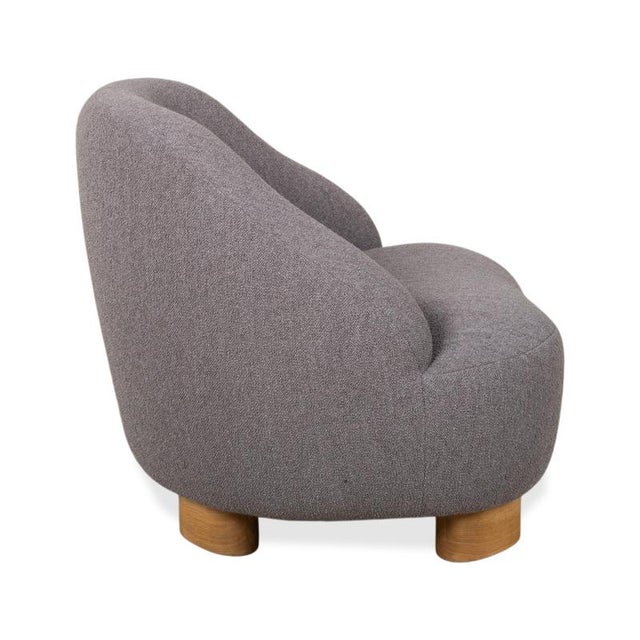 LC1 Lounge Chair in Grey Fabric from Tradition Margas For Sale - Image 9 of 13