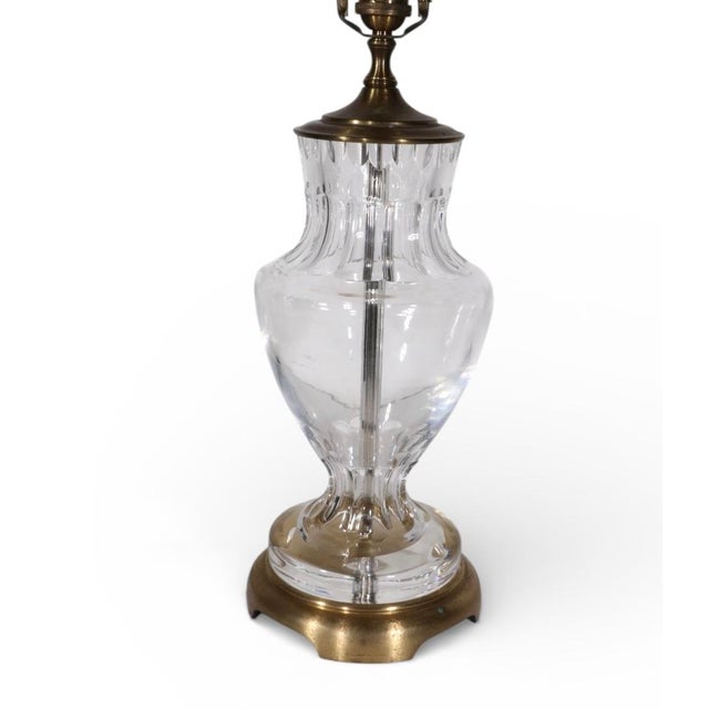 Late 20th Century Late 20th Century Crystal Table Lamp by Wildwood For Sale - Image 5 of 12