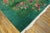 1920s Green Floral Modern Antique Chinese Art Deco Rug 8' 8"x11' 4" Handknotted Wool Carpet For Sale In New York - Image 6 of 7