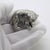 Solid vintage miniature depicting a brown bear cub, handcrafted in Italy between the 1970s and 1980s in genuine silver. A...