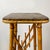 Italian Art Nouveau Style Pedestal in Brown Leather and Bamboo, 1930s For Sale - Image 12 of 18
