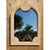 Late 20th Century Vintage Coastal Cerused Pencil Reed Arch Mirror For Sale - Image 5 of 12