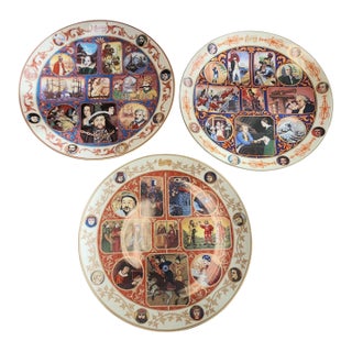 Royal Doulton Millennium Collection Cabinet Plates - A Trio For Sale