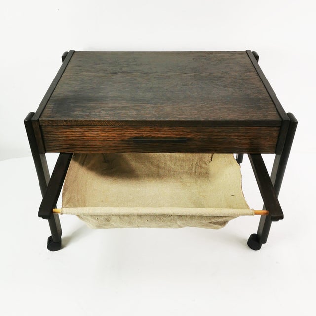 Modernist Mobile Side Table, Denmark, 1960s For Sale - Image 11 of 16