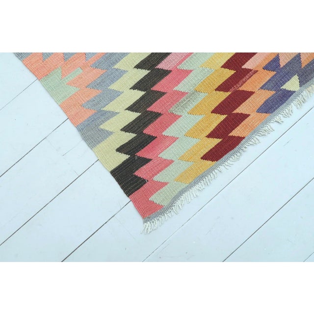1960s 1960s Turkish Antalya Classic Kilim Rug For Sale - Image 5 of 12