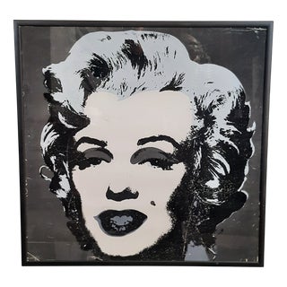 Sunday B. Morning after Andy Warhol, Black and White Marilyn Monroe, 1970, Silk-Screen For Sale