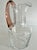 Vintage Orrefors Sweden Glass Pitcher With Pink Handle For Sale - Image 10 of 10