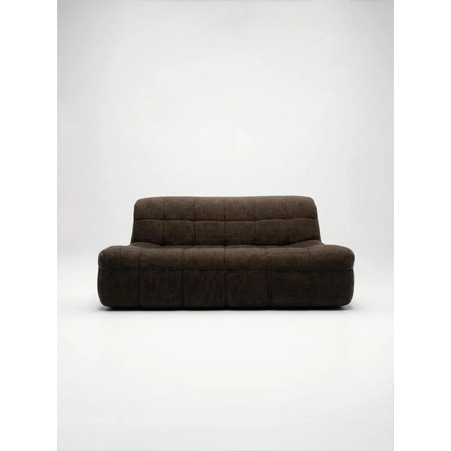 1970s Vintage Velvet Sofa from Rolf Benz, 1970s For Sale - Image 5 of 5