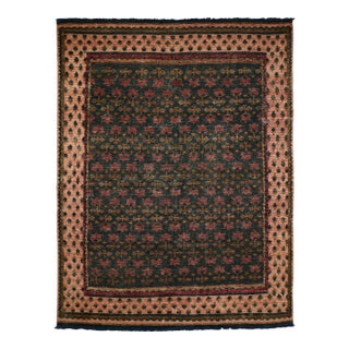 Ward + Gray Bergamot HandKnotted 100% Ghazni Wool Rug, 9' x 12' For Sale