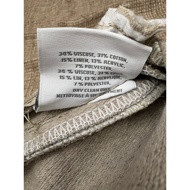 Rh Restoration Hardware Custom Italian Pietro Solid Piped Lumbar Pillow Cover For Sale In Columbus - Image 6 of 17