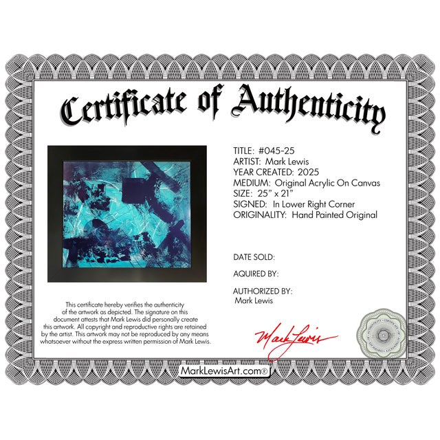 Evaluation Offered directly from the private collection of the artist’s family, this original work by Mark Lewis (b. 1958)...