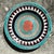 Boho Chic Vintage Boho Signed Studio Pottery Plate For Sale - Image 3 of 9