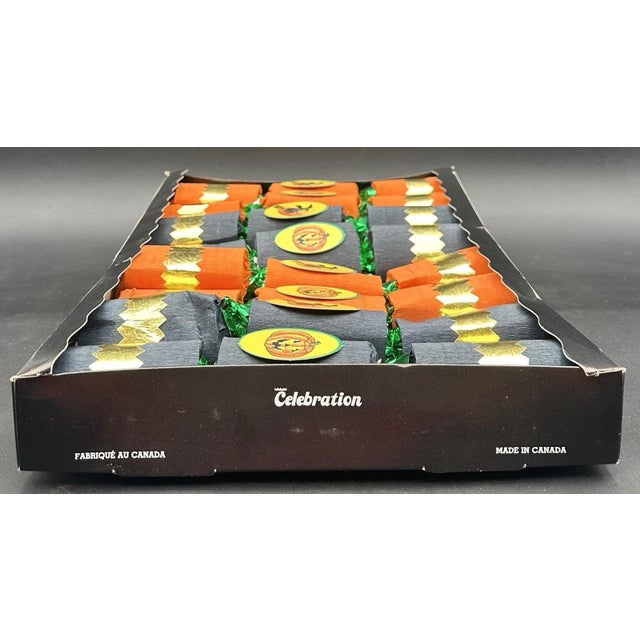 Vintage Celebration Party Crackers Halloween Crepe Paper Party Favors Set of 8 For Sale - Image 6 of 9