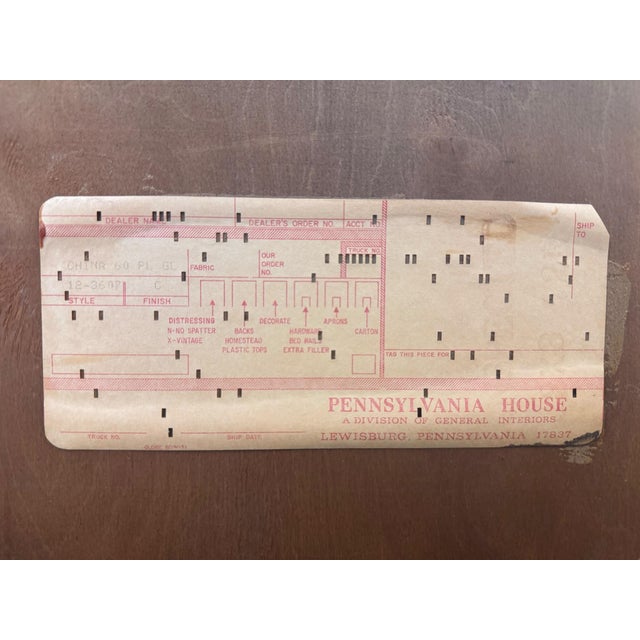 Vintage Pennsylvania House Chippendale Style Mahogany China / Display Cabinet For Sale - Image 11 of 12