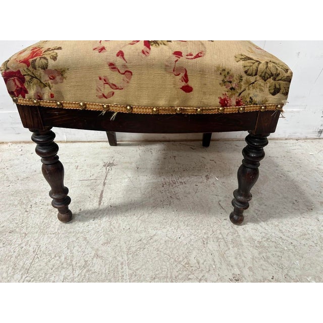 Napoleon III Lounge Chair in Wood For Sale - Image 12 of 14