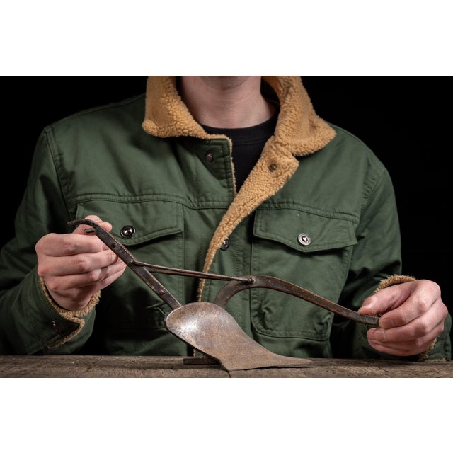 Early salesman sample plow. This piece features a simple and traditional design, trading fancy mechanisms for tried and...