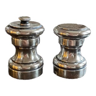 1960s Cartier Sterling Silver Salt and Pepper Shakers, Stamped Made in Italy - a Pair For Sale