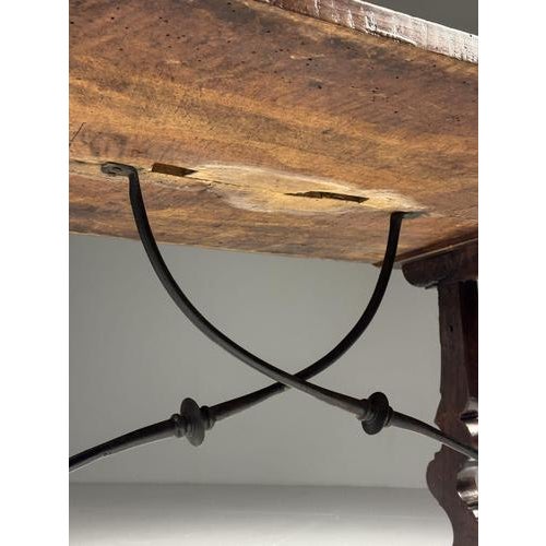 Antique Spanish Table in Walnut, 1700s For Sale - Image 12 of 18