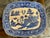 Blue Willow Transfer Ware Small Platter For Sale - Image 4 of 4