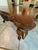 Mid 20th Century Oversized Large Vintage Carved Wood Coffee Table With Claw Feet & Gilded Accents For Sale - Image 13 of 16