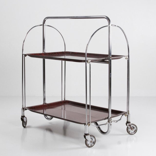 Dinette Model Folding Trolley from Gerlinol, Germany, 1960 For Sale - Image 14 of 14