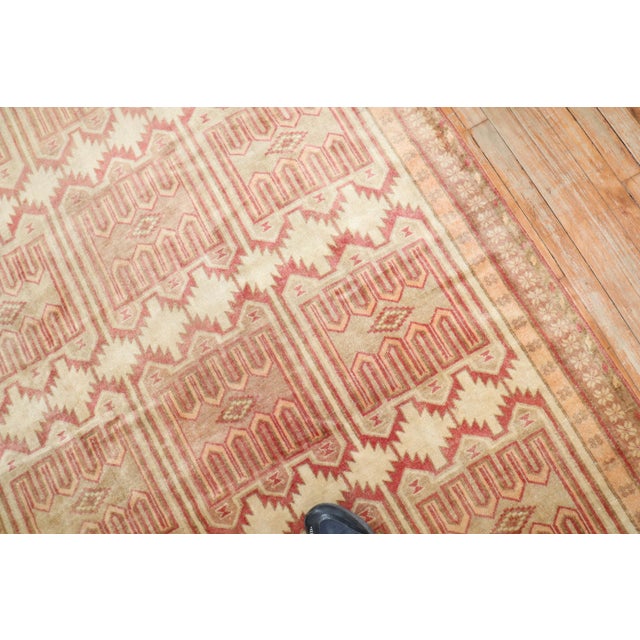 Vintage Zabihi Collection East Turkestan Samarkand Rug - 4'10" x 9'7" For Sale - Image 9 of 12