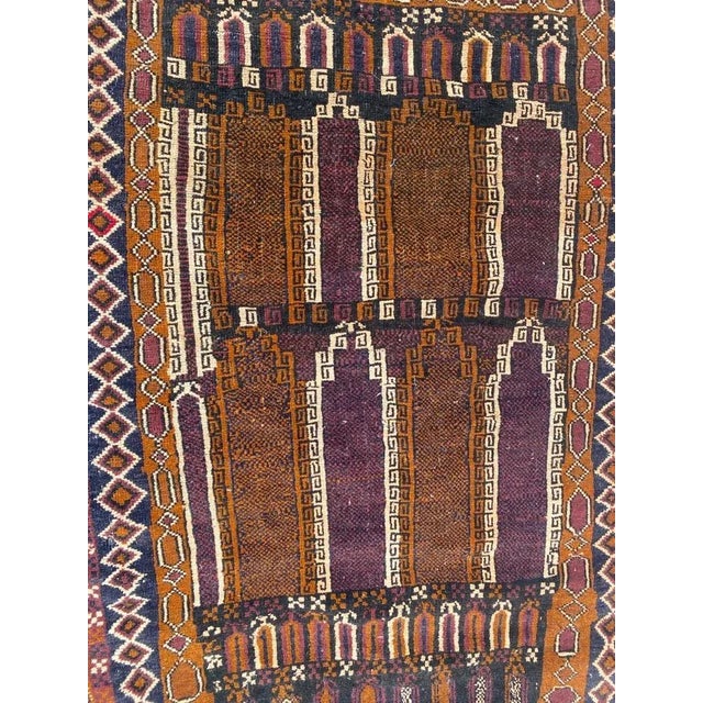 Small Vintage Baluch Afghan Rug For Sale - Image 18 of 18