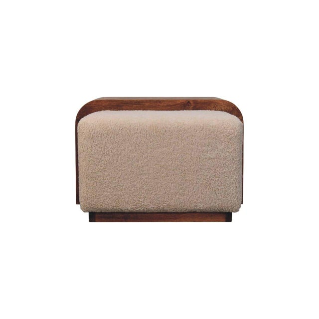 2020s Honey Caramel Mango Wood Bench For Sale - Image 5 of 8