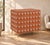 Wood Terracotta Murano Glass Cabinet with 90 Clear Spheres and Brass from Justfurnituress SRL For Sale - Image 7 of 9