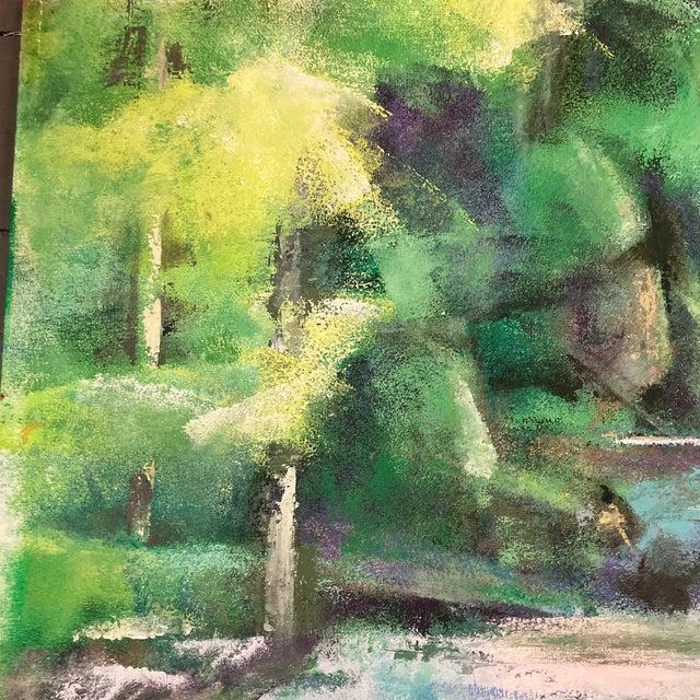 Original 24 x 36 painting on Masonite signed bottom right unframed