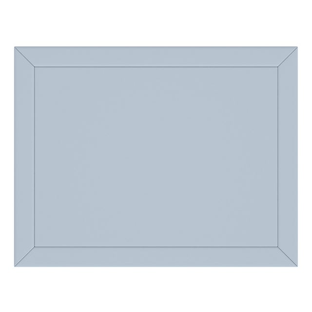 Wood Nora 21 in. W Rectangular Wood 2 Drawer Nightstand with Open Shelf, Light Blue For Sale - Image 7 of 8