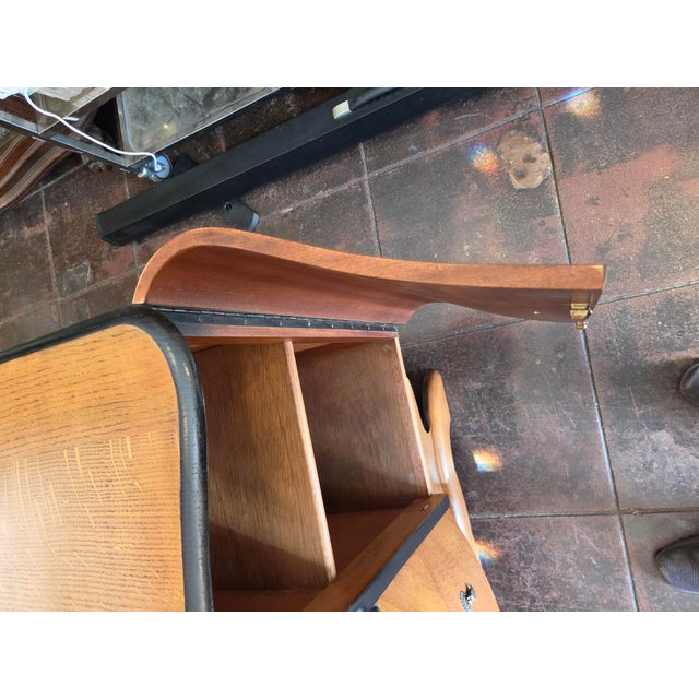 1940s Art Deco Oak Sideboard Cocktail Bar Dresser For Sale In San Diego - Image 6 of 13