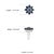 Blue Midnight 5.06 Ct Blue Sapphire & Diamond Floral Cluster Cocktail Ring, Size 7 For Sale - Image 8 of 12