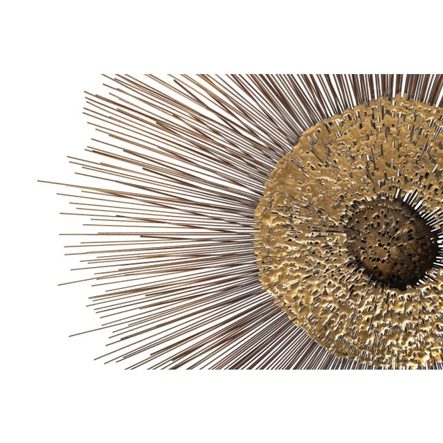 1960's Brutalist Sunburst Wall Sculpture by William and Bruce Friedle For Sale - Image 6 of 13