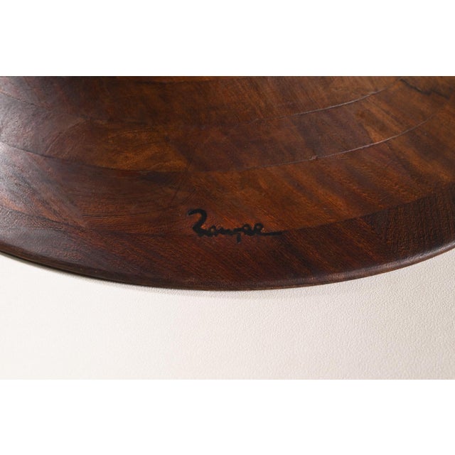 Brown Oval Dining Set by Marc Van Rampeberg for Rampelberg Designs, 1990s, Set of 3 For Sale - Image 8 of 10