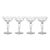 Gatsby Champagne Coupe, Gold Dots, Set of 4 For Sale