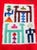 Blue Vintage Berber Kilim Traditional Folk Art Wall Hanging from Gafsa, 1963 For Sale - Image 8 of 18