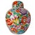 Chinoiserie Large Chinese Polychrome Millefleurs Porcelain Mirrored Ginger Jar For Sale - Image 3 of 7