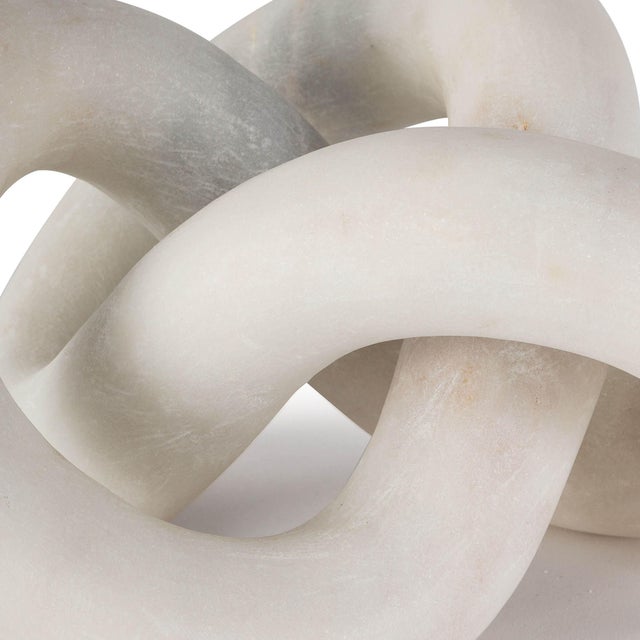 Regina Andrew Cassius Marble Sculpture in White For Sale - Image 4 of 5