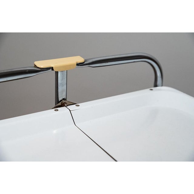 Metal Plastic and Chrome Metal Bar or Food Cart, 1970s For Sale - Image 7 of 11