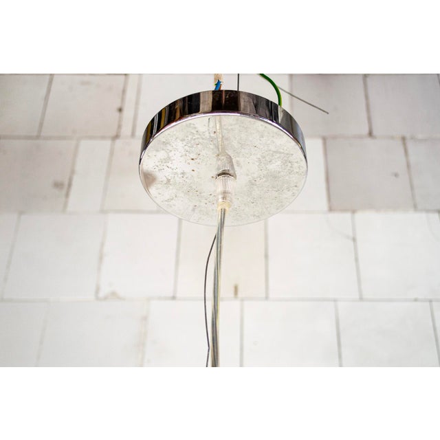 Deconstructed painted metal chandelier. Glow model Designed by Vicente Garcìa Jiménez and Enrico Franzolini Manufacturer:...