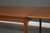 Mid-Century Modern Refinished 71” to 126” Danish Modern Teak Draw Leaf Dining Table For Sale - Image 3 of 11