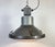 Industrial Grey Hammer Paint Pendant Lamp from Elektrosvit, 1960s For Sale - Image 11 of 18