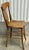 1910s Turn of the Century Tiger Oak T Back Barstool For Sale - Image 5 of 9