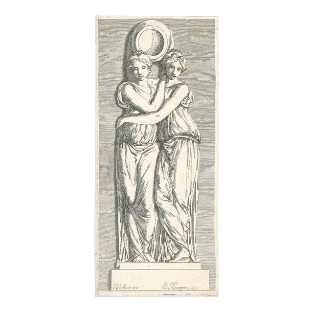 Sujets d’histoire et de Mythologie - Original Etching by P.-L. Parizeau - 1771 1771 For Sale