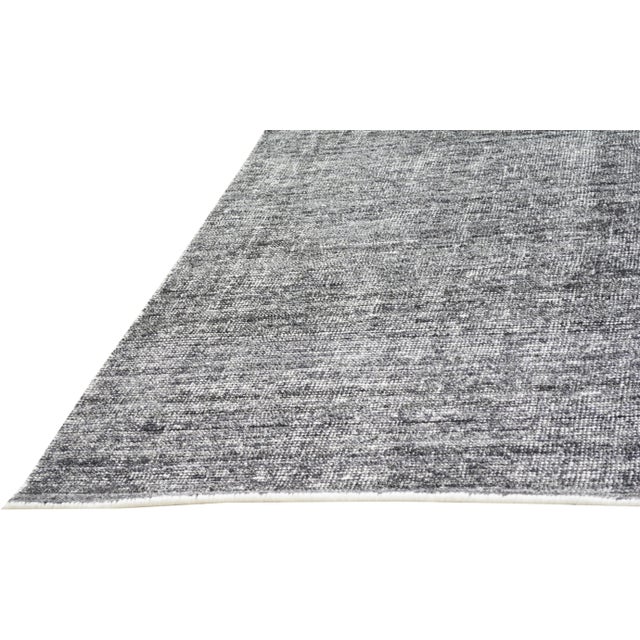 Contemporary Indian Modern Hand Loom Wool & Bamboo Rug 10X14 For Sale - Image 4 of 7